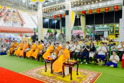 ภาพบรรยากาศพิธีบูชาครู-ครอบครูบูรพาจารย์ วัดจุฬามณี วันพุธที่ ๑๙ สิงหาคม ๒๕๖๙ — ภาพที่ 67