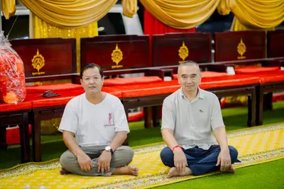 ภาพบรรยากาศพิธีบูชาครู-ครอบครูบูรพาจารย์ วัดจุฬามณี วันพุธที่ ๑๙ สิงหาคม ๒๕๖๙ — ภาพที่ 88
