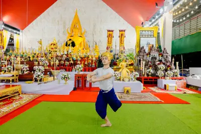 ภาพบรรยากาศพิธีบูชาครู-ครอบครูบูรพาจารย์ วัดจุฬามณี วันพุธที่ ๑๙ สิงหาคม ๒๕๖๙ — ภาพที่ 97