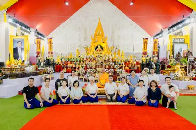 ภาพบรรยากาศพิธีบูชาครู-ครอบครูบูรพาจารย์ วัดจุฬามณี วันพุธที่ ๑๙ สิงหาคม ๒๕๖๙ — ภาพที่ 99