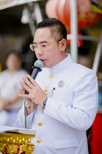 ภาพบรรยากาศพิธีบูชาครู-ครอบครูบูรพาจารย์ วัดจุฬามณี วันพฤหัสบดีที่ ๒๐ สิงหาคม ๒๕๖๙ — ภาพที่ 32