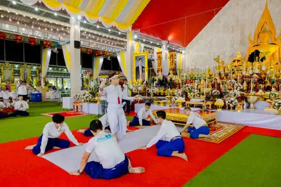 ภาพบรรยากาศพิธีบูชาครู-ครอบครูบูรพาจารย์ วัดจุฬามณี วันพฤหัสบดีที่ ๒๐ สิงหาคม ๒๕๖๙ — ภาพที่ 51