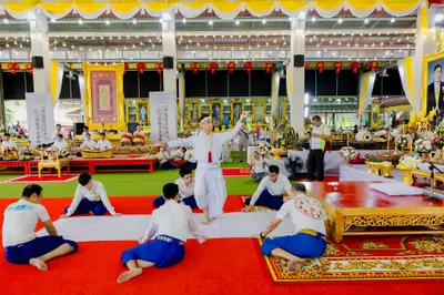 ภาพบรรยากาศพิธีบูชาครู-ครอบครูบูรพาจารย์ วัดจุฬามณี วันพฤหัสบดีที่ ๒๐ สิงหาคม ๒๕๖๙ — ภาพที่ 52
