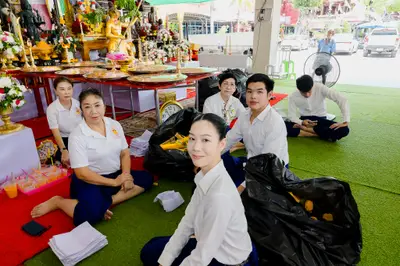 ภาพบรรยากาศพิธีบูชาครู-ครอบครูบูรพาจารย์ วัดจุฬามณี วันพฤหัสบดีที่ ๒๐ สิงหาคม ๒๕๖๙ — ภาพที่ 162