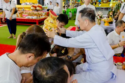 ภาพบรรยากาศพิธีบูชาครู-ครอบครูบูรพาจารย์ วัดจุฬามณี วันพฤหัสบดีที่ ๒๐ สิงหาคม ๒๕๖๙ — ภาพที่ 163