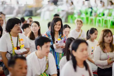 ภาพบรรยากาศพิธีบูชาครู-ครอบครูบูรพาจารย์ วัดจุฬามณี วันพฤหัสบดีที่ ๒๐ สิงหาคม ๒๕๖๙ — ภาพที่ 164