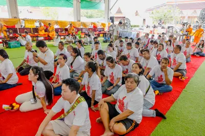 ภาพบรรยากาศพิธีบูชาครู-ครอบครูบูรพาจารย์ วัดจุฬามณี วันพฤหัสบดีที่ ๒๐ สิงหาคม ๒๕๖๙ — ภาพที่ 172