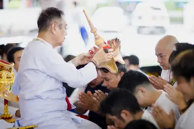 ภาพบรรยากาศพิธีบูชาครู-ครอบครูบูรพาจารย์ วัดจุฬามณี วันพฤหัสบดีที่ ๒๐ สิงหาคม ๒๕๖๙ — ภาพที่ 186