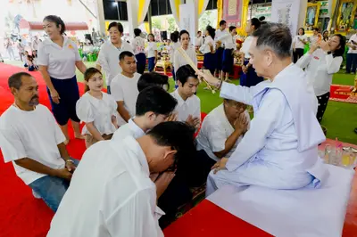 ภาพบรรยากาศพิธีบูชาครู-ครอบครูบูรพาจารย์ วัดจุฬามณี วันพฤหัสบดีที่ ๒๐ สิงหาคม ๒๕๖๙ — ภาพที่ 207