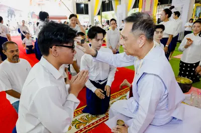 ภาพบรรยากาศพิธีบูชาครู-ครอบครูบูรพาจารย์ วัดจุฬามณี วันพฤหัสบดีที่ ๒๐ สิงหาคม ๒๕๖๙ — ภาพที่ 209