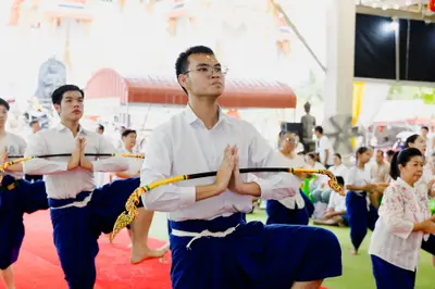 ภาพบรรยากาศพิธีบูชาครู-ครอบครูบูรพาจารย์ วัดจุฬามณี วันพฤหัสบดีที่ ๒๐ สิงหาคม ๒๕๖๙ — ภาพที่ 222