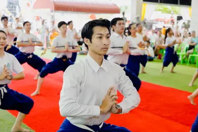 ภาพบรรยากาศพิธีบูชาครู-ครอบครูบูรพาจารย์ วัดจุฬามณี วันพฤหัสบดีที่ ๒๐ สิงหาคม ๒๕๖๙ — ภาพที่ 223