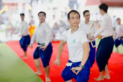 ภาพบรรยากาศพิธีบูชาครู-ครอบครูบูรพาจารย์ วัดจุฬามณี วันพฤหัสบดีที่ ๒๐ สิงหาคม ๒๕๖๙ — ภาพที่ 231