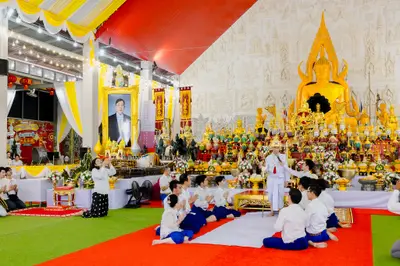 ภาพบรรยากาศพิธีบูชาครู-ครอบครูบูรพาจารย์ วัดจุฬามณี วันพฤหัสบดีที่ ๒๐ สิงหาคม ๒๕๖๙ — ภาพที่ 233