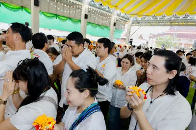 ภาพบรรยากาศพิธีบูชาครู-ครอบครูบูรพาจารย์ วัดจุฬามณี วันพฤหัสบดีที่ ๒๐ สิงหาคม ๒๕๖๙ — ภาพที่ 239