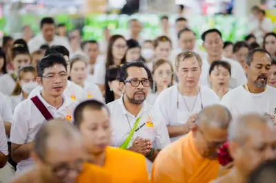 ภาพบรรยากาศพิธีบูชาครู-ครอบครูบูรพาจารย์ วัดจุฬามณี วันพฤหัสบดีที่ ๒๐ สิงหาคม ๒๕๖๙ — ภาพที่ 269