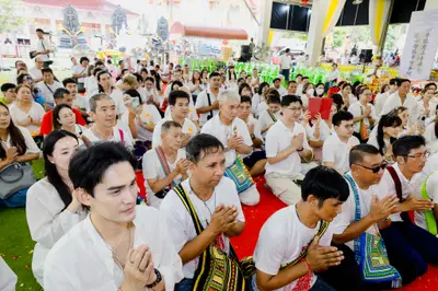 ภาพบรรยากาศพิธีบูชาครู-ครอบครูบูรพาจารย์ วัดจุฬามณี วันพฤหัสบดีที่ ๒๐ สิงหาคม ๒๕๖๙ — ภาพที่ 279