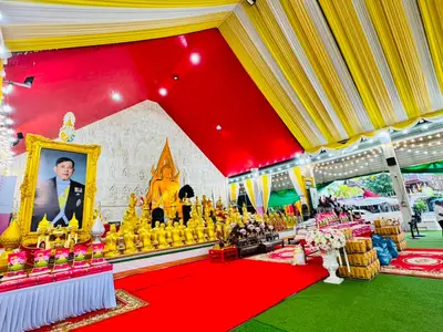 พิธีเจริญพระพุทธมนต์และมอบเครื่องอุปโภคบริโภคแก่ชุมชนวัดจุฬามณี ๘ กันยายน ๒๕๖๙ — พิธีเจริญพระพุทธมนต์ (ภาพที่ 3)