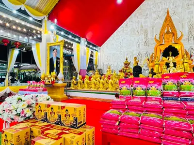 พิธีเจริญพระพุทธมนต์และมอบเครื่องอุปโภคบริโภคแก่ชุมชนวัดจุฬามณี ๘ กันยายน ๒๕๖๙ — พิธีเจริญพระพุทธมนต์ (ภาพที่ 8)