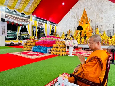 พิธีเจริญพระพุทธมนต์และมอบเครื่องอุปโภคบริโภคแก่ชุมชนวัดจุฬามณี ๘ กันยายน ๒๕๖๙ — พิธีเจริญพระพุทธมนต์ (ภาพที่ 15)