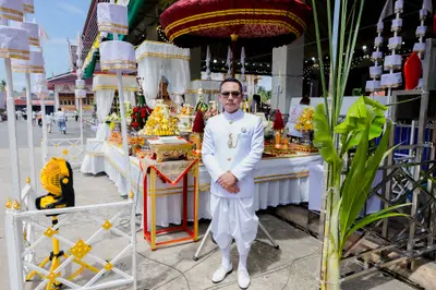 พิธีเททองหล่อระฆังสำริด ๔ เทพ วัดจุฬามณี ๕ กันยายน ๒๕๖๙