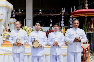 พิธีเททองหล่อระฆังสำริด ๔ เทพ วัดจุฬามณี ๕ กันยายน ๒๕๖๙