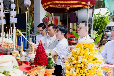 พิธีเททองหล่อระฆังสำริด ๔ เทพ วัดจุฬามณี ๕ กันยายน ๒๕๖๙