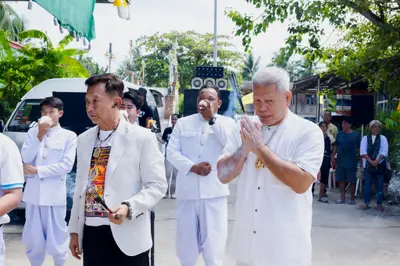 พิธีเททองหล่อระฆังสำริด ๔ เทพ วัดจุฬามณี ๕ กันยายน ๒๕๖๙