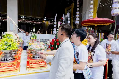 พิธีเททองหล่อระฆังสำริด ๔ เทพ วัดจุฬามณี ๕ กันยายน ๒๕๖๙
