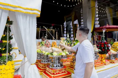 พิธีเททองหล่อระฆังสำริด ๔ เทพ วัดจุฬามณี ๕ กันยายน ๒๕๖๙