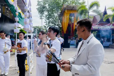 พิธีเททองหล่อระฆังสำริด ๔ เทพ วัดจุฬามณี ๕ กันยายน ๒๕๖๙