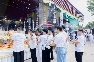 พิธีเททองหล่อระฆังสำริด ๔ เทพ วัดจุฬามณี ๕ กันยายน ๒๕๖๙