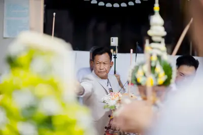 พิธีเททองหล่อระฆังสำริด ๔ เทพ วัดจุฬามณี ๕ กันยายน ๒๕๖๙