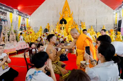 พิธีเททองหล่อระฆังสำริด ๔ เทพ วัดจุฬามณี ๕ กันยายน ๒๕๖๙