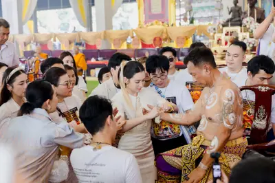 พิธีเททองหล่อระฆังสำริด ๔ เทพ วัดจุฬามณี ๕ กันยายน ๒๕๖๙