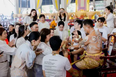 พิธีเททองหล่อระฆังสำริด ๔ เทพ วัดจุฬามณี ๕ กันยายน ๒๕๖๙
