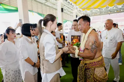 พิธีเททองหล่อระฆังสำริด ๔ เทพ วัดจุฬามณี ๕ กันยายน ๒๕๖๙