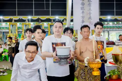 พิธีเททองหล่อระฆังสำริด ๔ เทพ วัดจุฬามณี ๕ กันยายน ๒๕๖๙