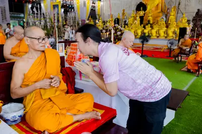 พิธีเททองหล่อระฆังสำริด ๔ เทพ วัดจุฬามณี ๕ กันยายน ๒๕๖๙