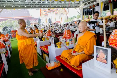 พิธีเททองหล่อระฆังสำริด ๔ เทพ วัดจุฬามณี ๕ กันยายน ๒๕๖๙