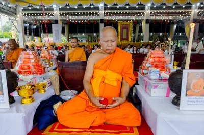 พิธีเททองหล่อระฆังสำริด ๔ เทพ วัดจุฬามณี ๕ กันยายน ๒๕๖๙