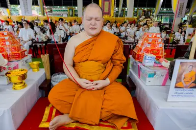 พิธีเททองหล่อระฆังสำริด ๔ เทพ วัดจุฬามณี ๕ กันยายน ๒๕๖๙