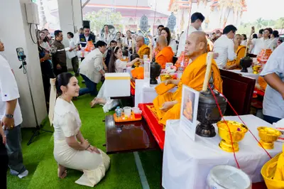 พิธีเททองหล่อระฆังสำริด ๔ เทพ วัดจุฬามณี ๕ กันยายน ๒๕๖๙