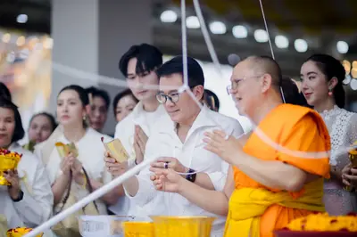 พิธีเททองหล่อระฆังสำริด ๔ เทพ วัดจุฬามณี ๕ กันยายน ๒๕๖๙