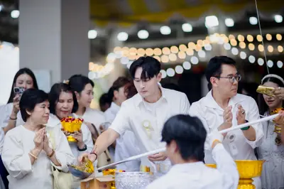พิธีเททองหล่อระฆังสำริด ๔ เทพ วัดจุฬามณี ๕ กันยายน ๒๕๖๙
