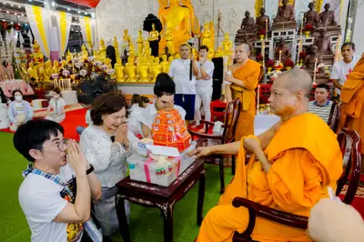 พิธีเททองหล่อระฆังสำริด ๔ เทพ วัดจุฬามณี ๕ กันยายน ๒๕๖๙