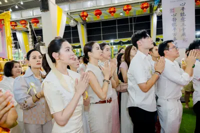 พิธีเททองหล่อระฆังสำริด ๔ เทพ วัดจุฬามณี ๕ กันยายน ๒๕๖๙