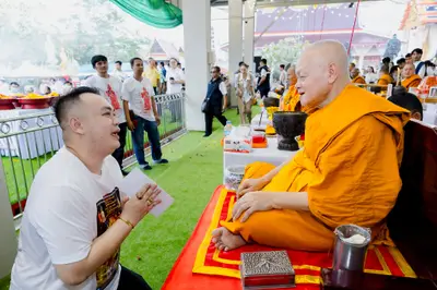 พิธีเททองหล่อระฆังสำริด ๔ เทพ วัดจุฬามณี ๕ กันยายน ๒๕๖๙