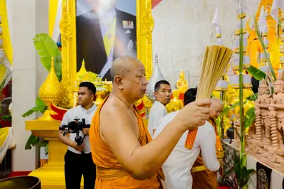 พิธีเททองหล่อระฆังสำริด ๔ เทพ วัดจุฬามณี ๕ กันยายน ๒๕๖๙