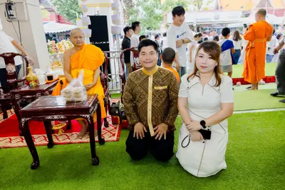 พิธีเททองหล่อระฆังสำริด ๔ เทพ วัดจุฬามณี ๕ กันยายน ๒๕๖๙